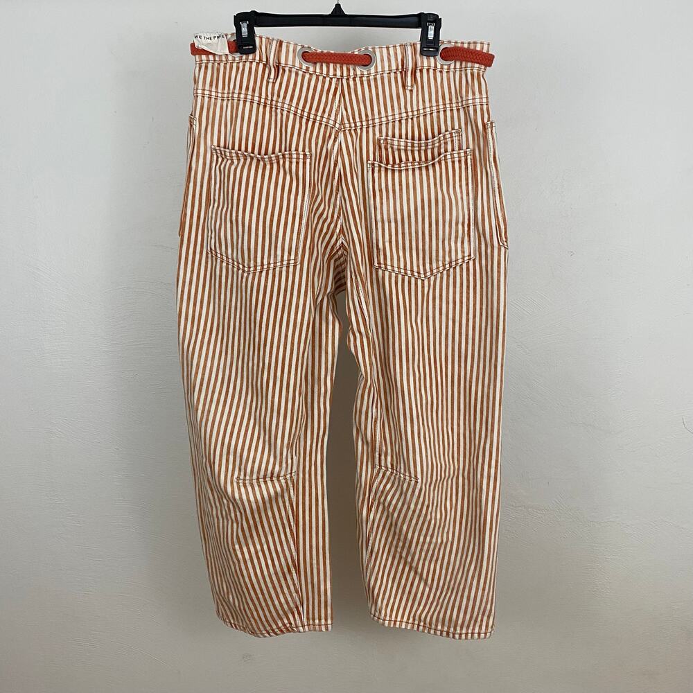 We The Free - Free People Moxie Railroad Low-Slung Jeans - Citrus - Size 31 - Picture 4 of 10